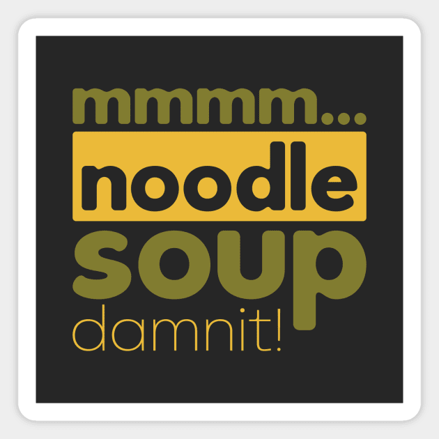 Mmm... noodle soup Magnet by polliadesign